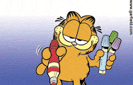 [Garfield drawing]