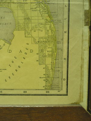 [Railroad map of Florida, circa 1904]