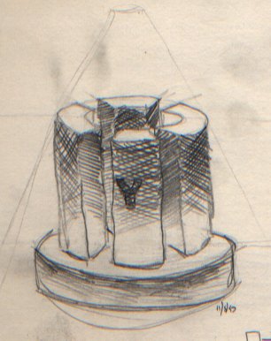 [Another sketch of a Cray-like computer]