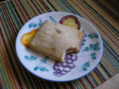 [Apple-filled homemade Pop Tart™]