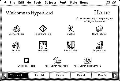 [Welcome to HyperCard]