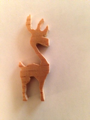 [With some sanding, you can't even tell it was suppose to have four antlers]