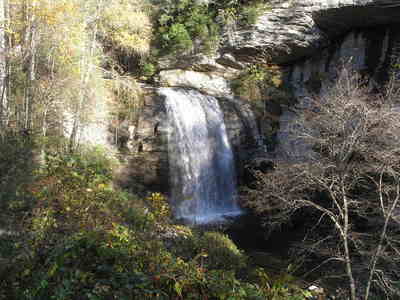 [Just one of 250 named waterfalls in the area]