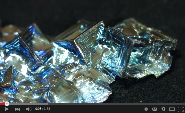 [A metal that melts at 550°F?  And makes pretty crystals?  What's not to like?]