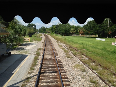 [So this is what the view from a whistle stop campaign looks like.]