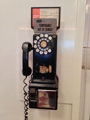 [Wow! A phone you can really dial!  So that's where the term “dialing” came from!]